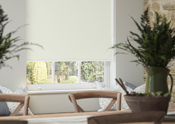 Rivulet (Blackout), Ivory - Twist&Fit Roller Blind - Image 5